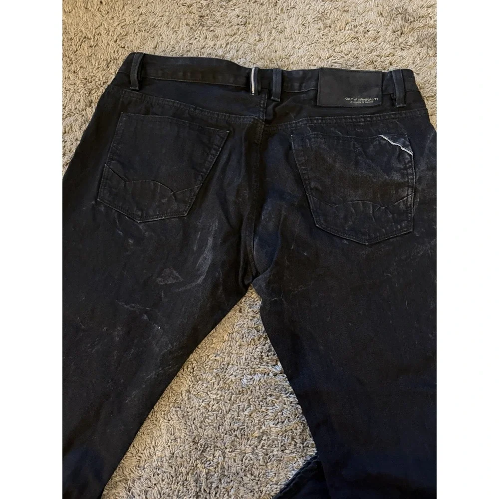 Cult of‎ Individuality Rebel Straight  Jeans 38x34 Black